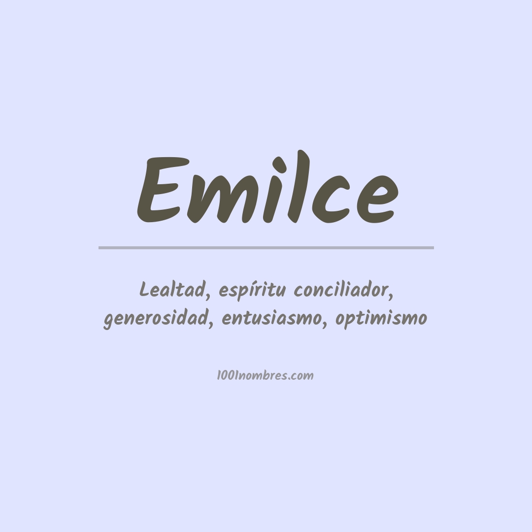 Significado del nombre Emilce