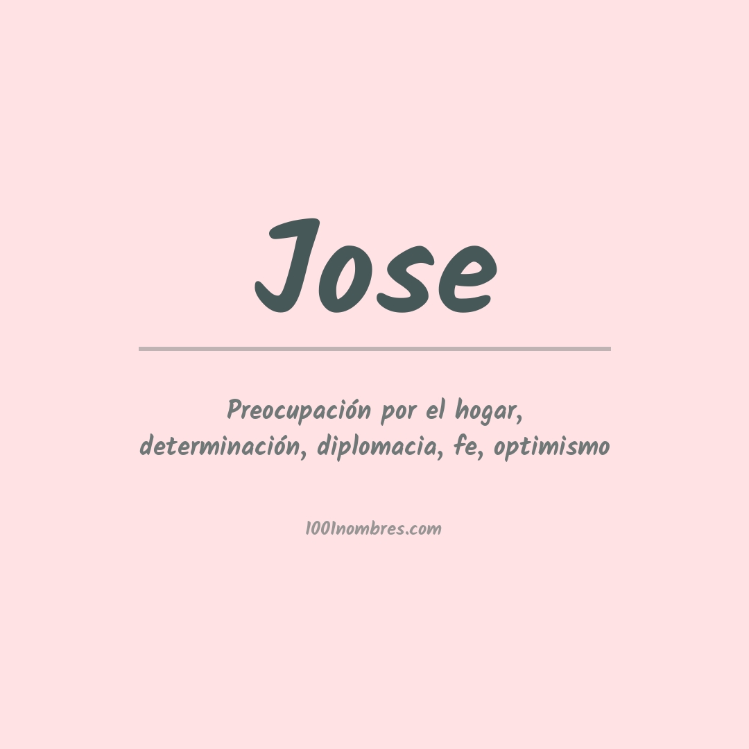 Significado do nome Jose