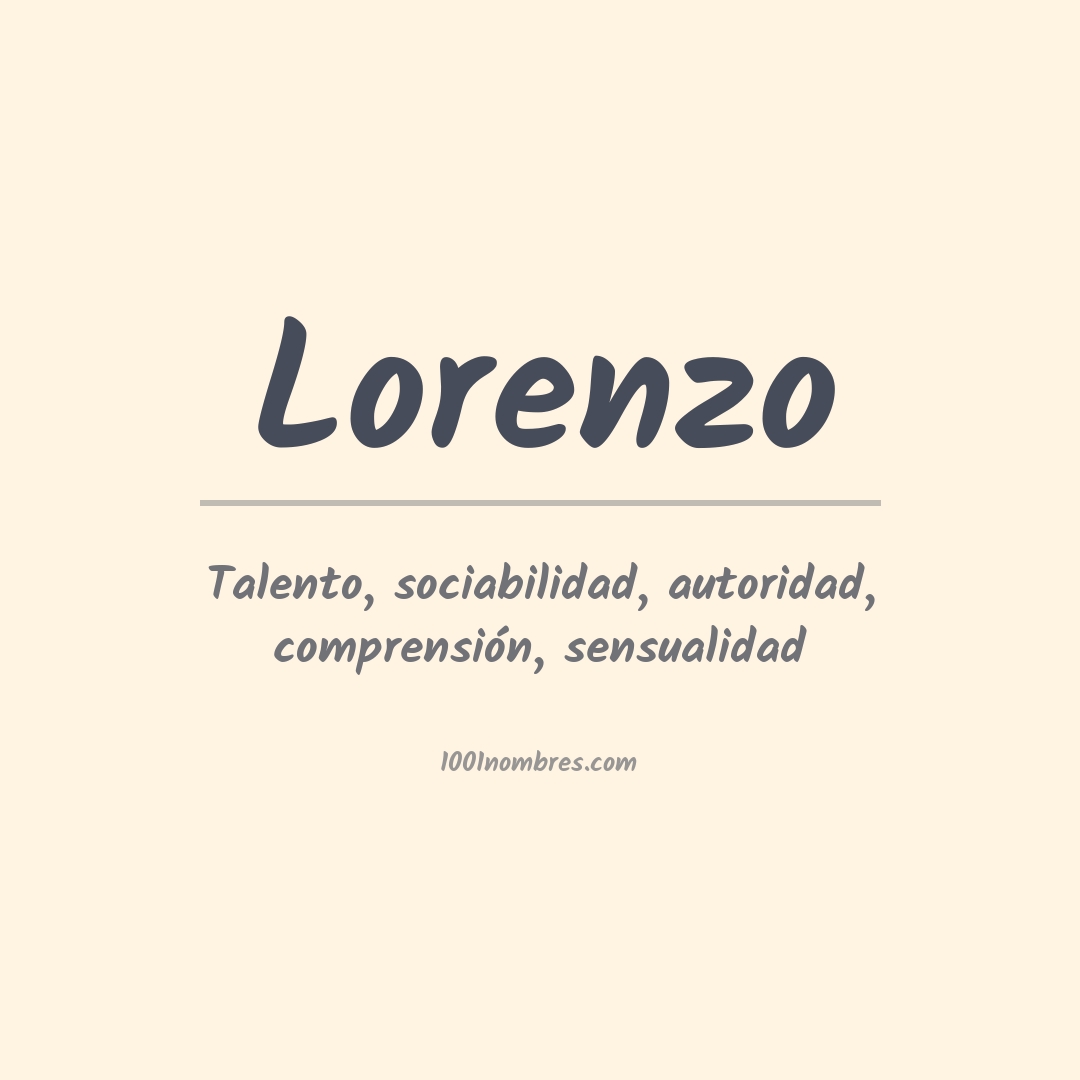 Significado del nombre Lorenzo