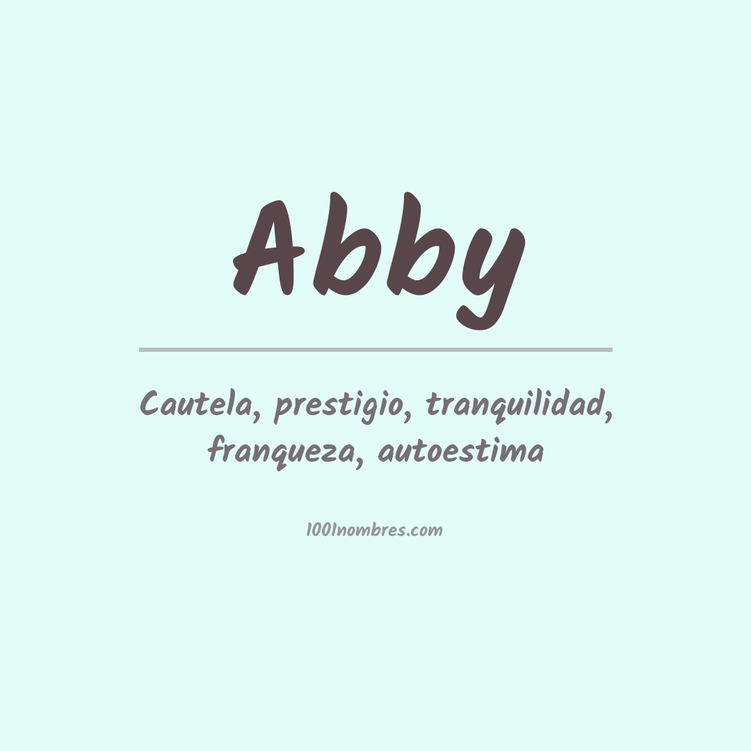 Significado del nombre Abby