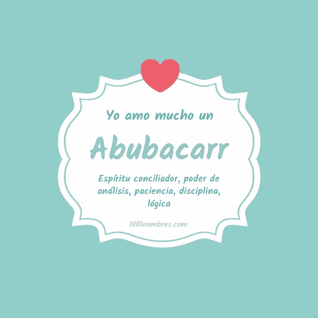 Yo amo mucho Abubacarr