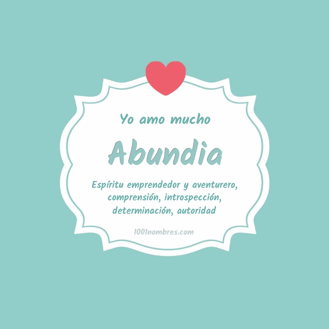 Yo amo mucho Abundia Yo amo mucho Abundia