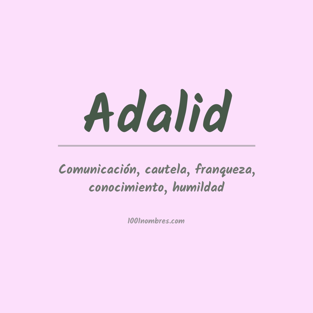 Significado del nombre Adalid