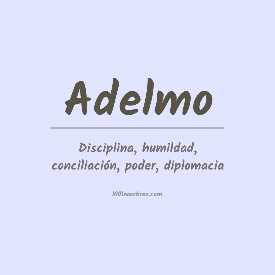 Significado del nombre Adelmo
