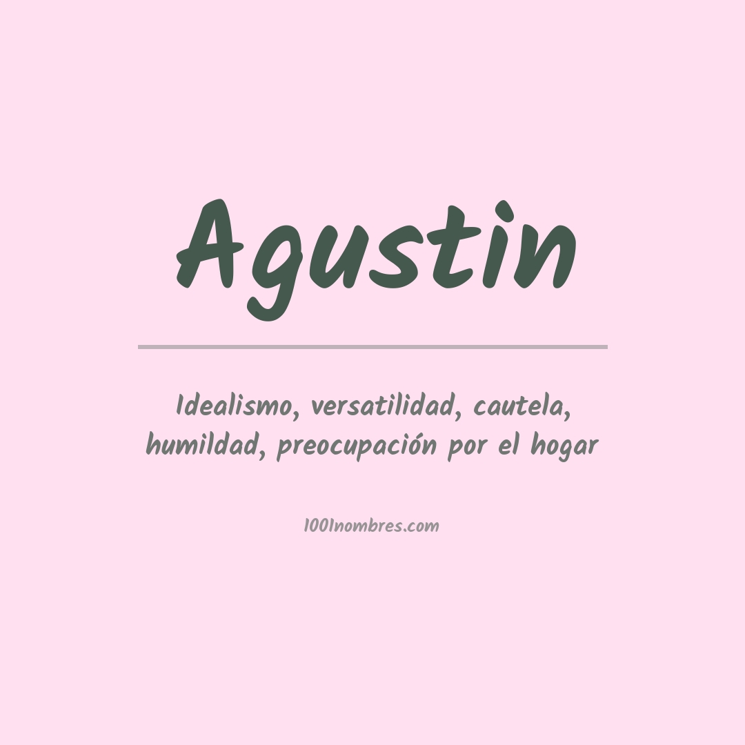Significado del nombre Agustin