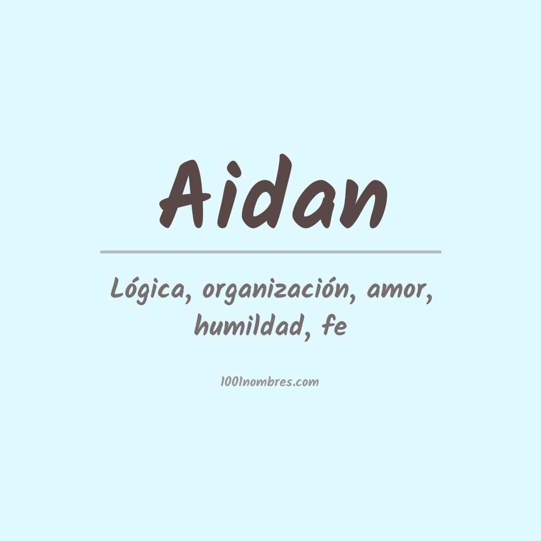 Significado del nombre Aidan