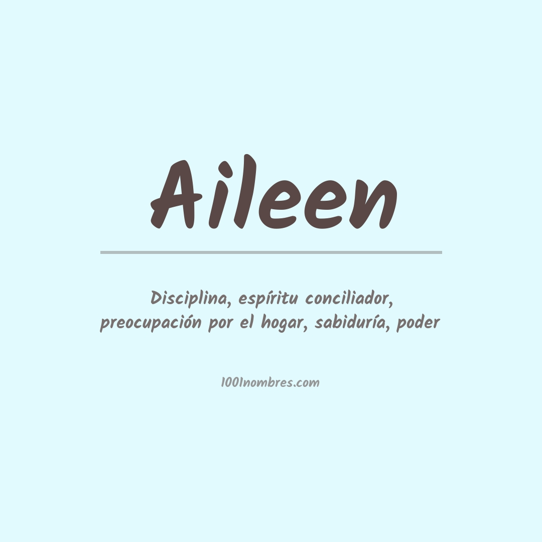 Significado del nombre Aileen