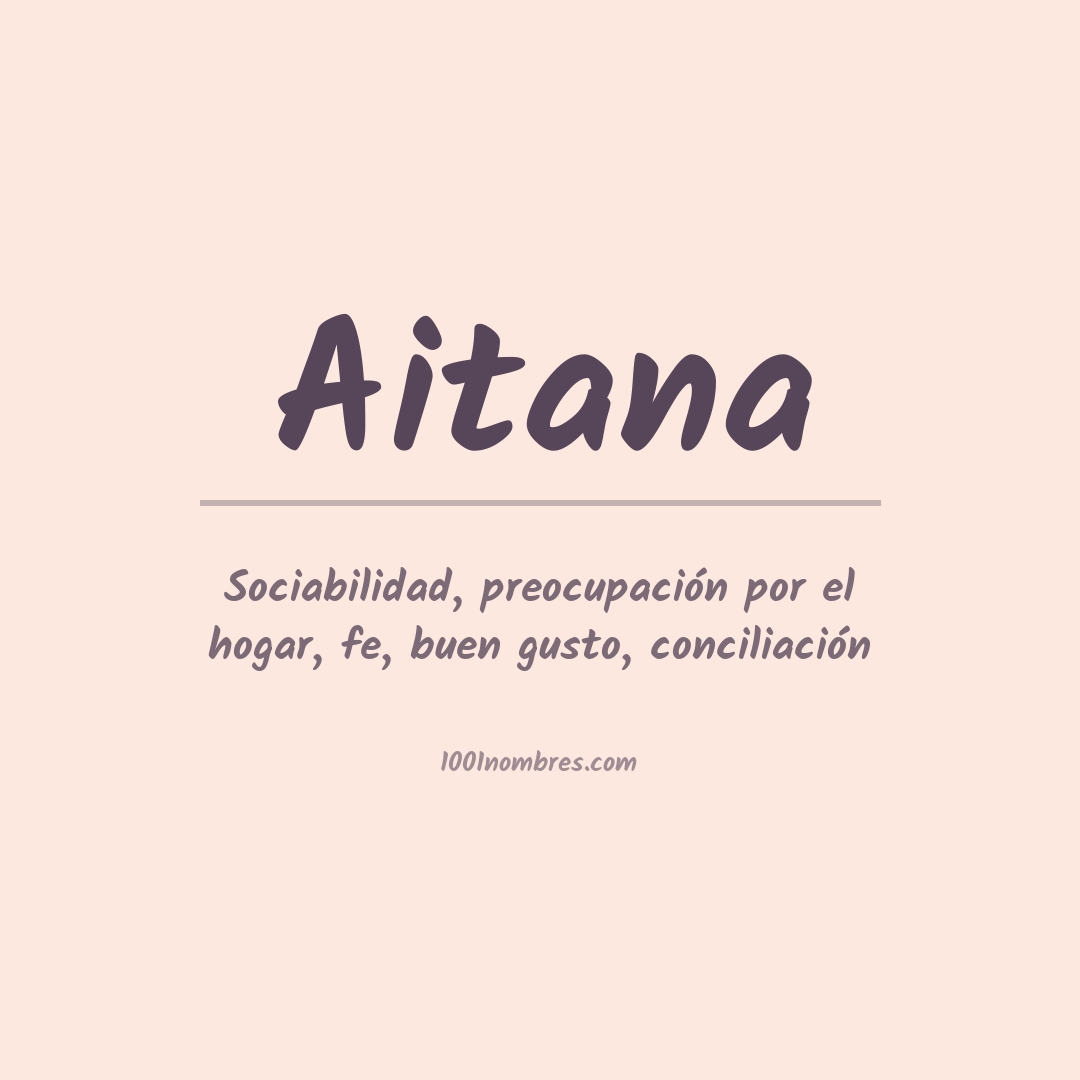 Significado del nombre Aitana