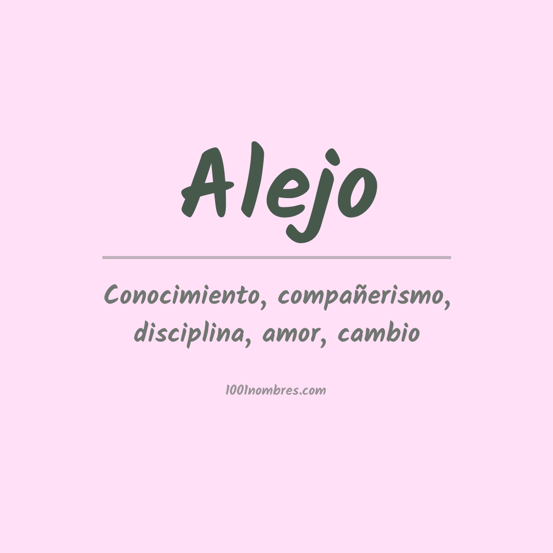 Significado del nombre Alejo
