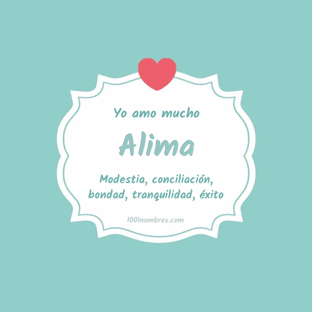 Yo amo mucho Alima Yo amo mucho Alima