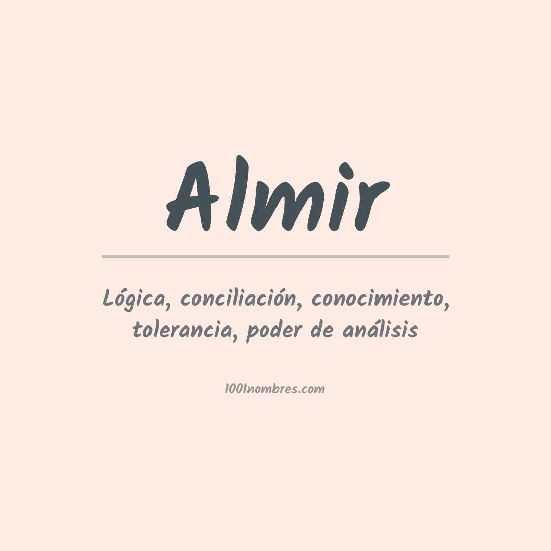 Significado del nombre Almir