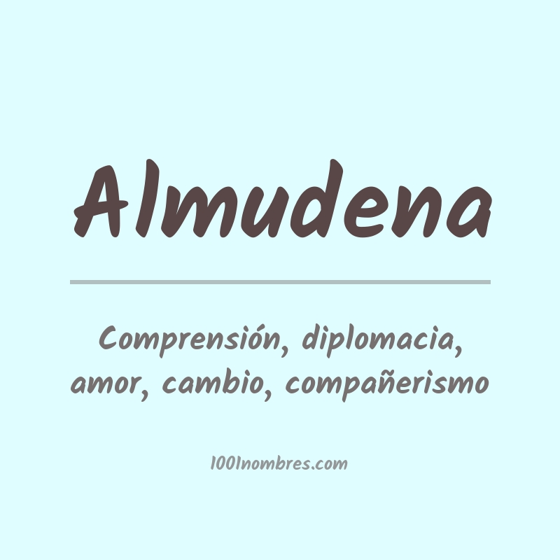 Significado del nombre Almudena Significado del nombre Almudena