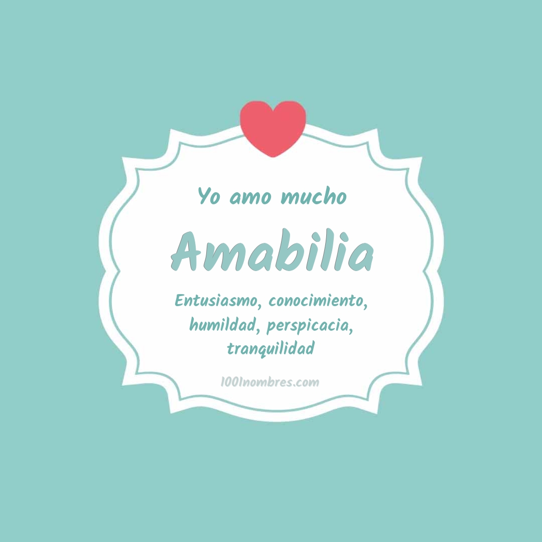 Yo amo mucho Amabilia Yo amo mucho Amabilia