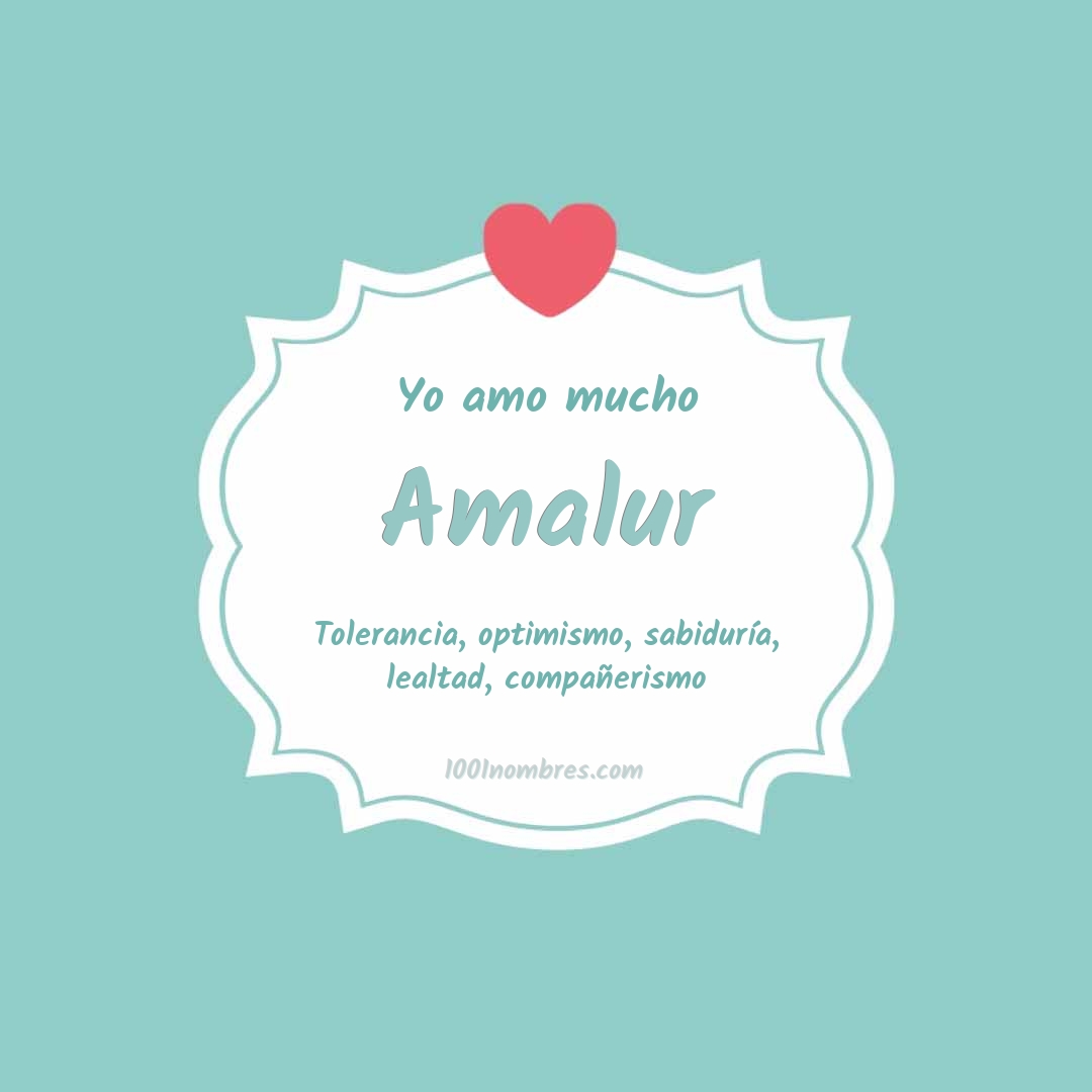 Yo amo mucho Amalur Yo amo mucho Amalur