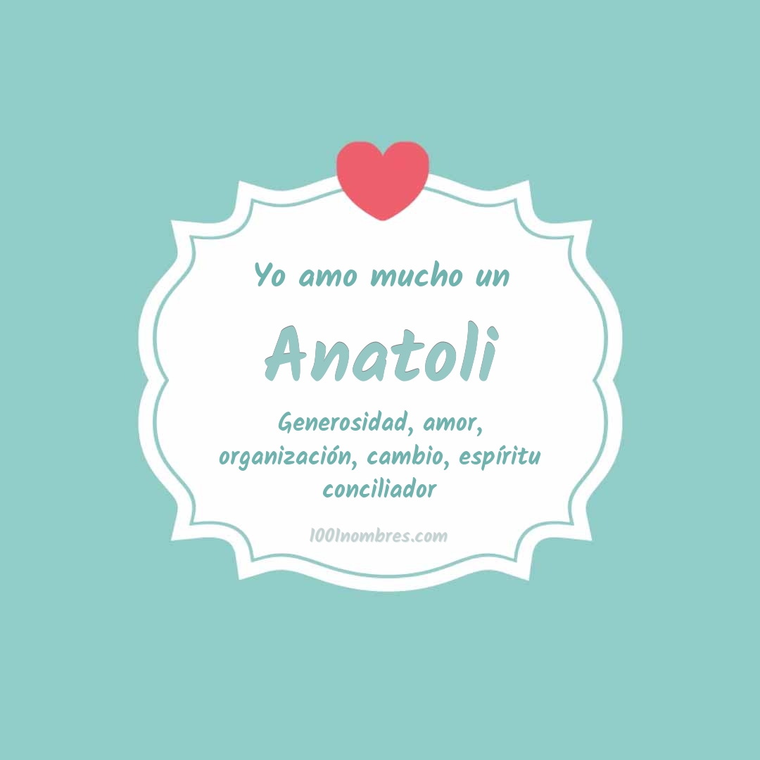 Yo amo mucho Anatoli Yo amo mucho Anatoli