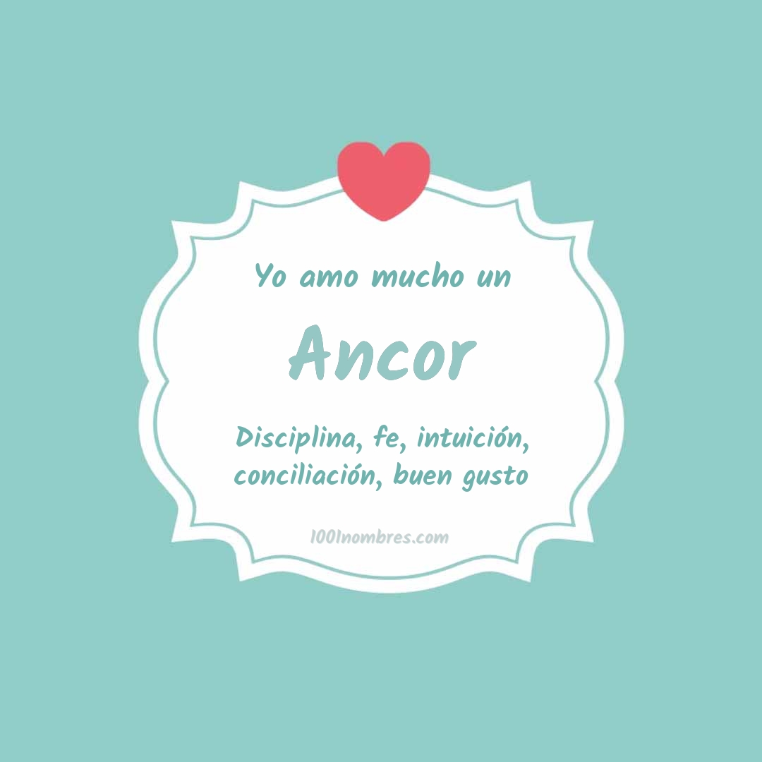 Yo amo mucho Ancor Yo amo mucho Ancor