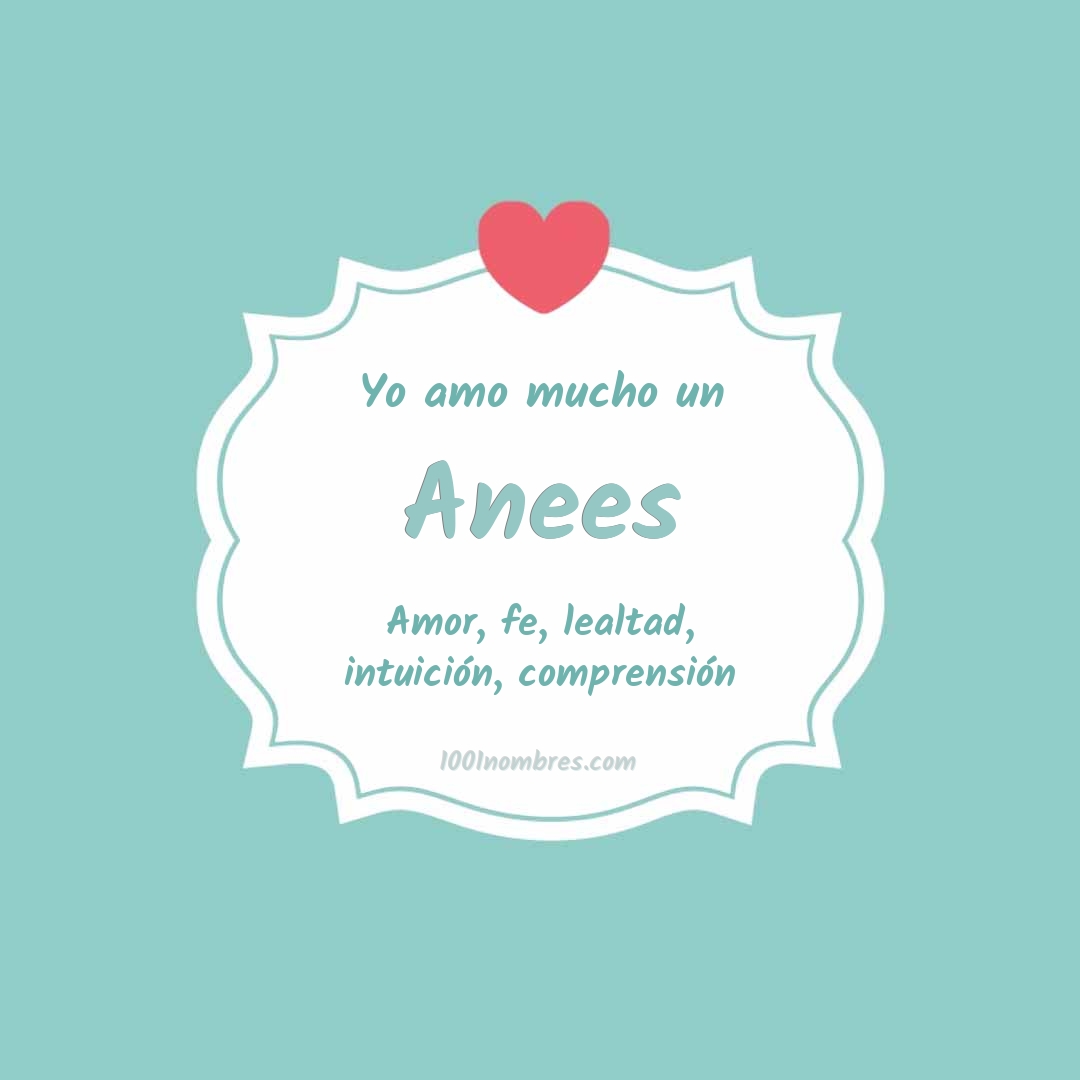 Yo amo mucho Anees