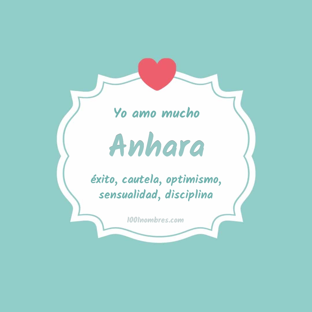 Yo amo mucho Anhara Yo amo mucho Anhara