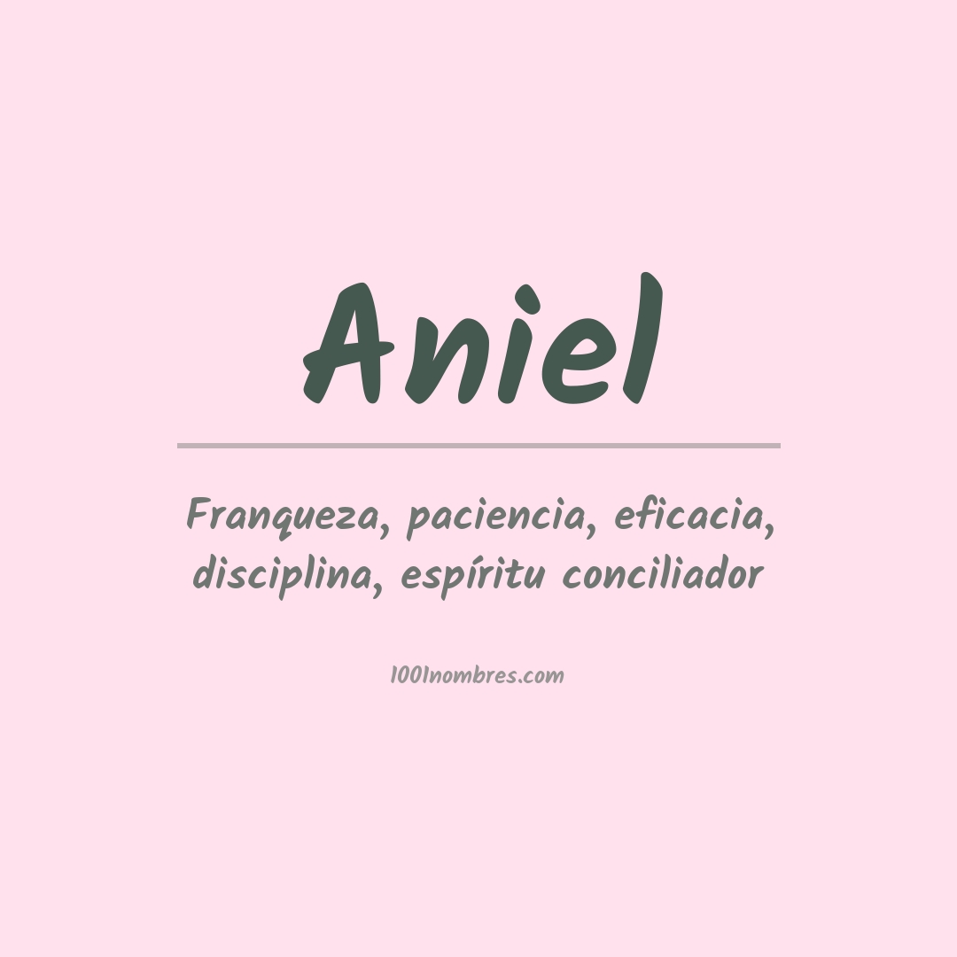 Significado del nombre Aniel