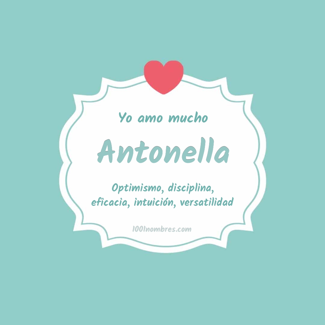 Yo amo mucho Antonella