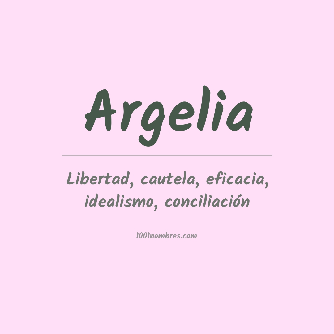 Significado del nombre Argelia