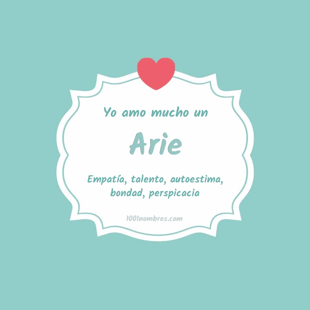 Yo amo mucho Arie Yo amo mucho Arie