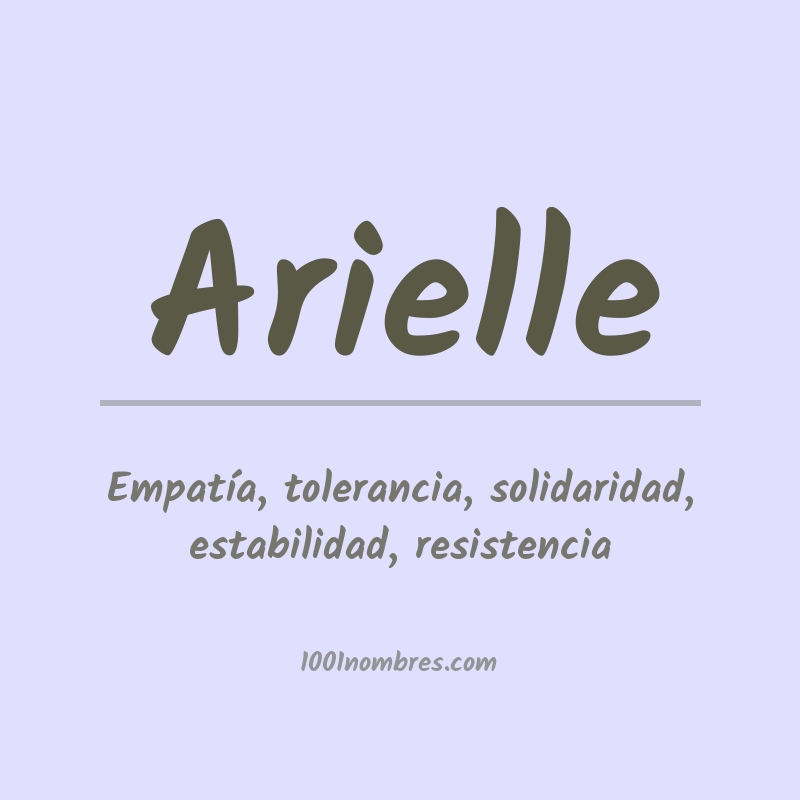 Significado del nombre Arielle