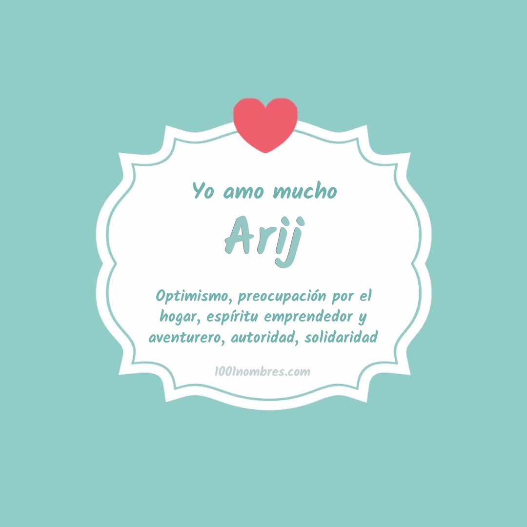 Yo amo mucho Arij Yo amo mucho Arij