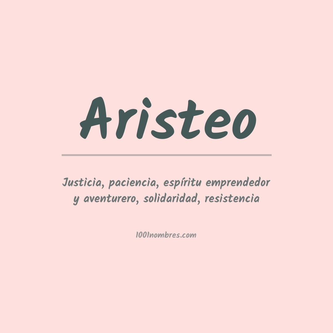 Significado del nombre Aristeo