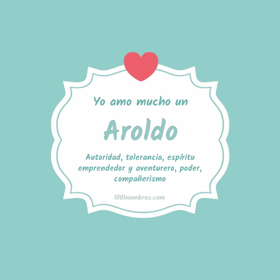 Yo amo mucho Aroldo Yo amo mucho Aroldo