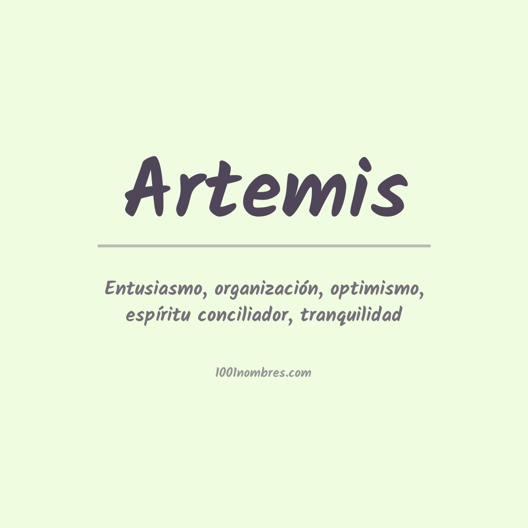 Significado del nombre Artemis