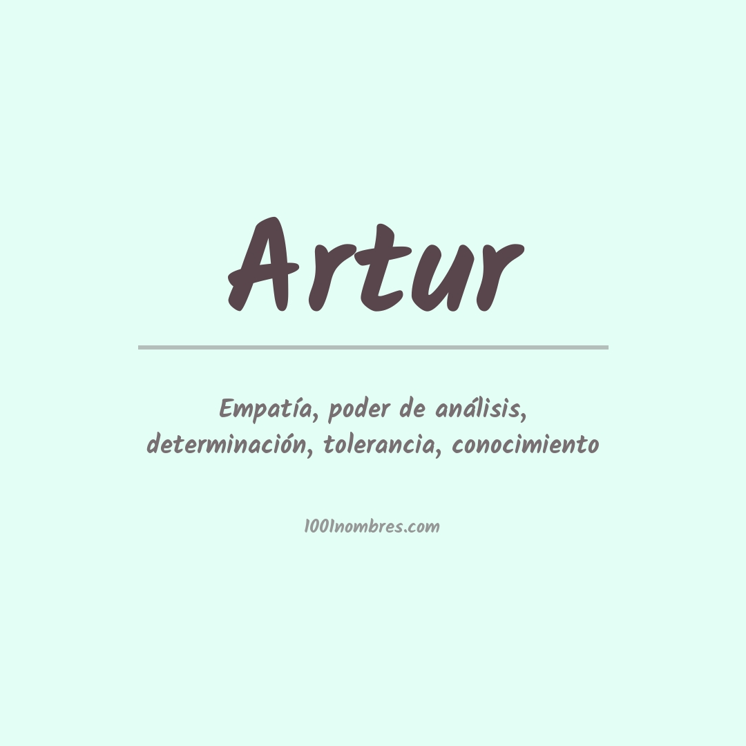 Significado do nome Artur