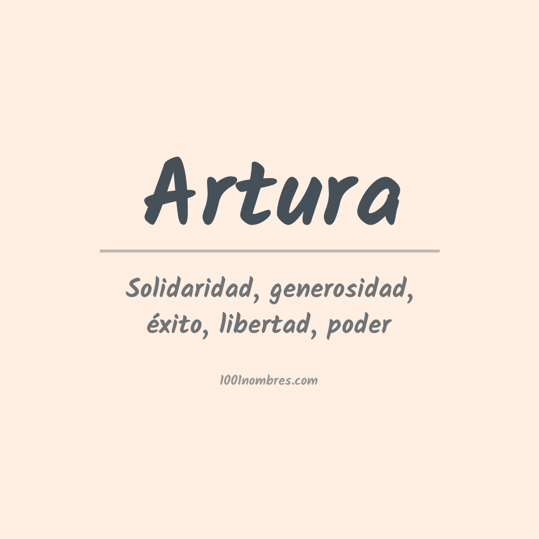 Significado del nombre Artura Significado del nombre Artura
