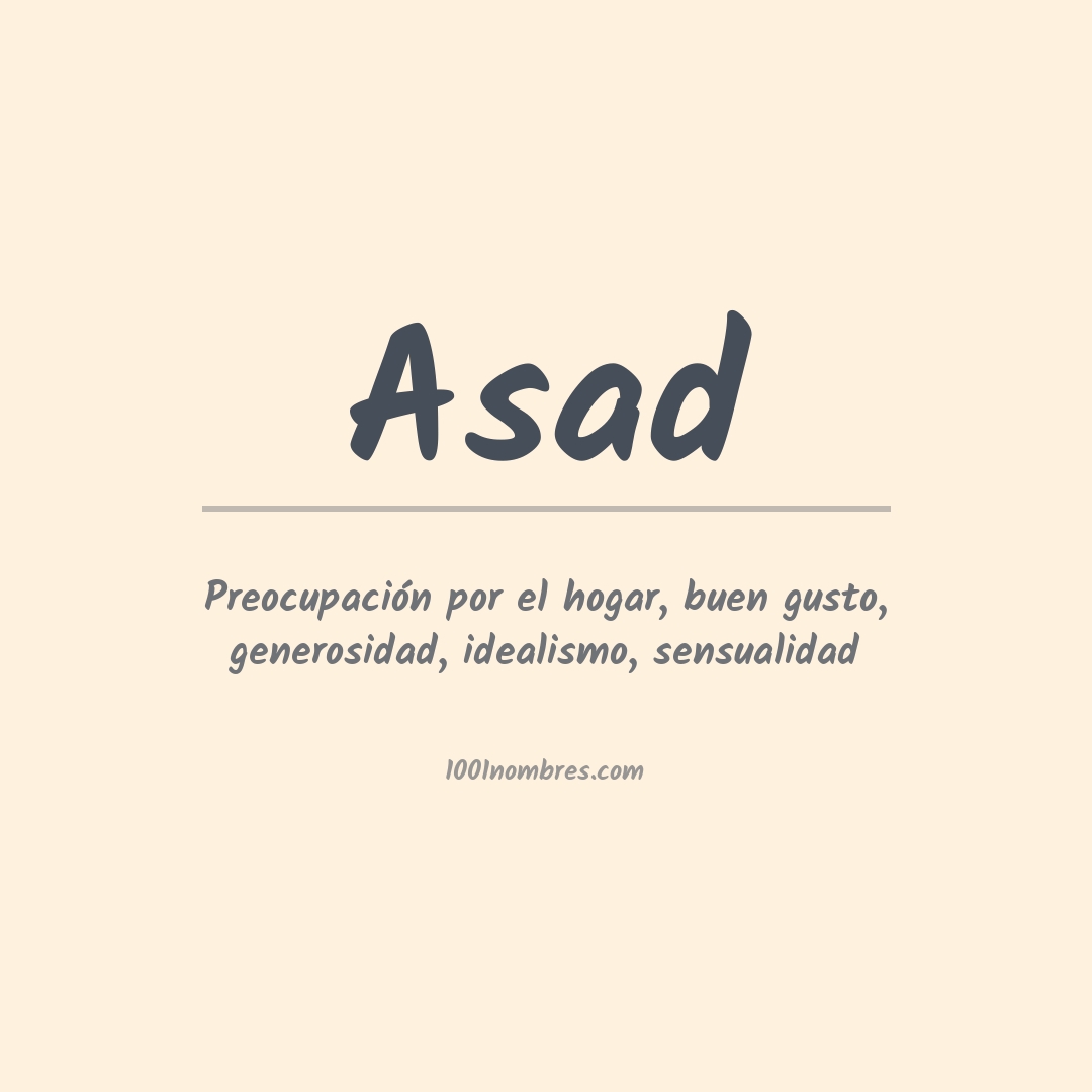 Significado del nombre Asad