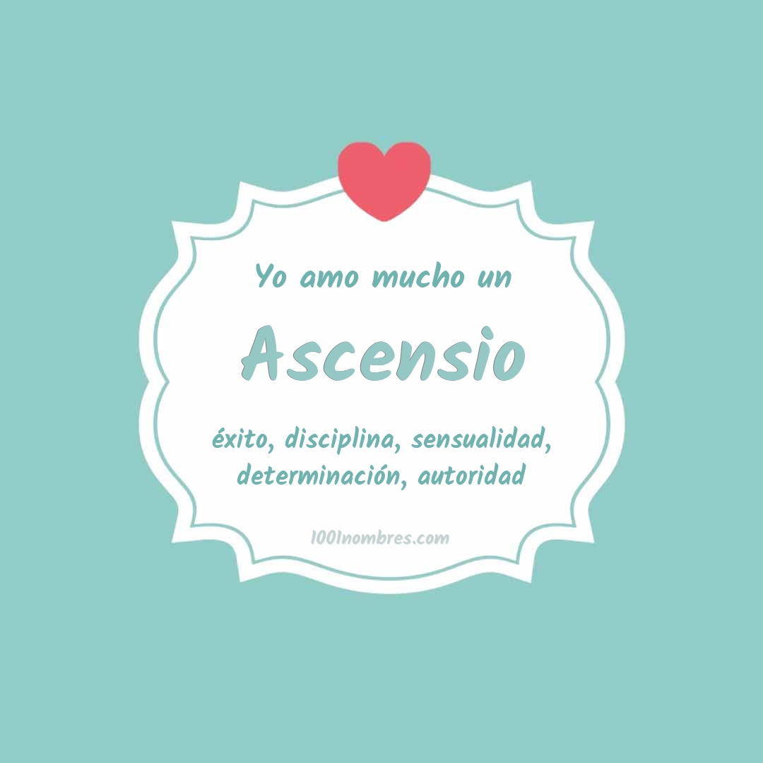 Yo amo mucho Ascensio Yo amo mucho Ascensio