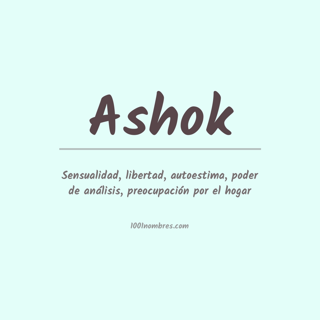 Significado del nombre Ashok Significado del nombre Ashok