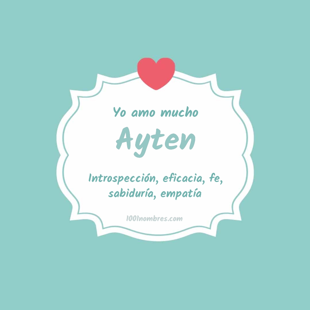 Yo amo mucho Ayten Yo amo mucho Ayten