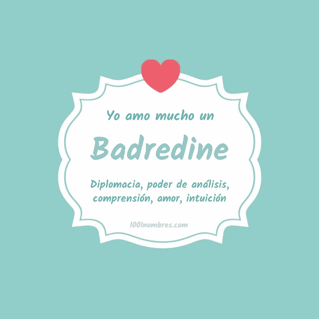 Yo amo mucho Badredine
