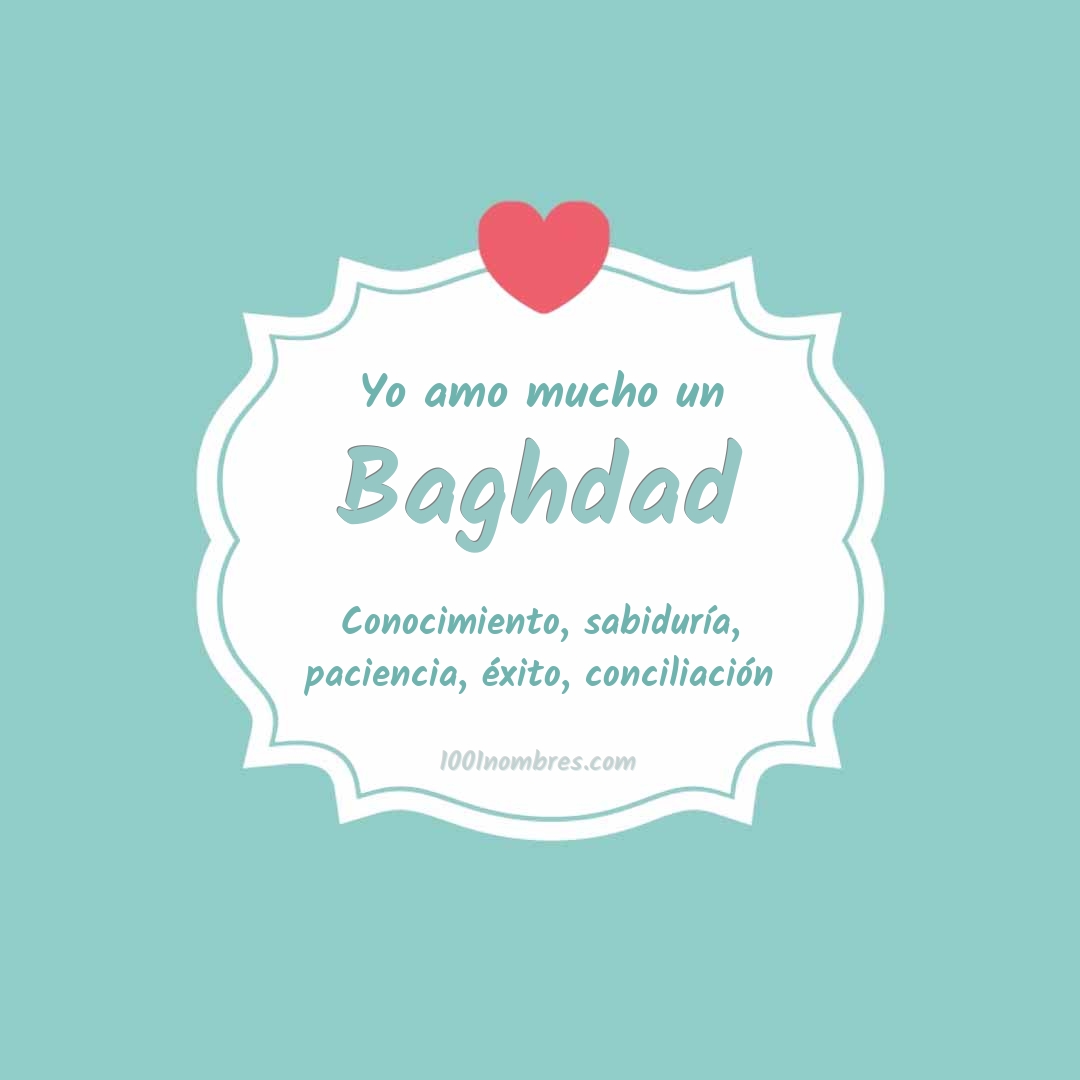 Yo amo mucho Baghdad