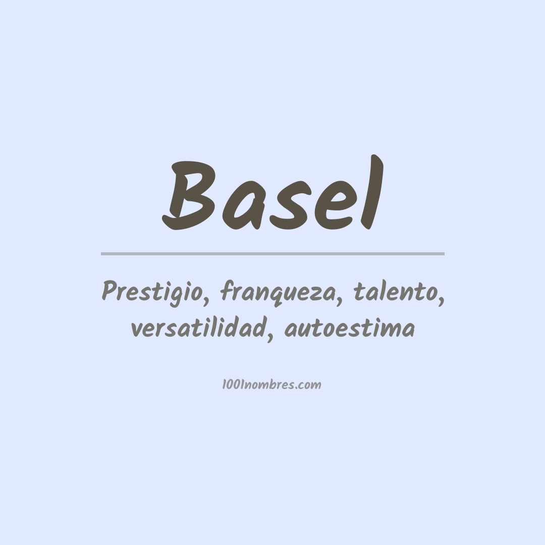 Significado del nombre Basel