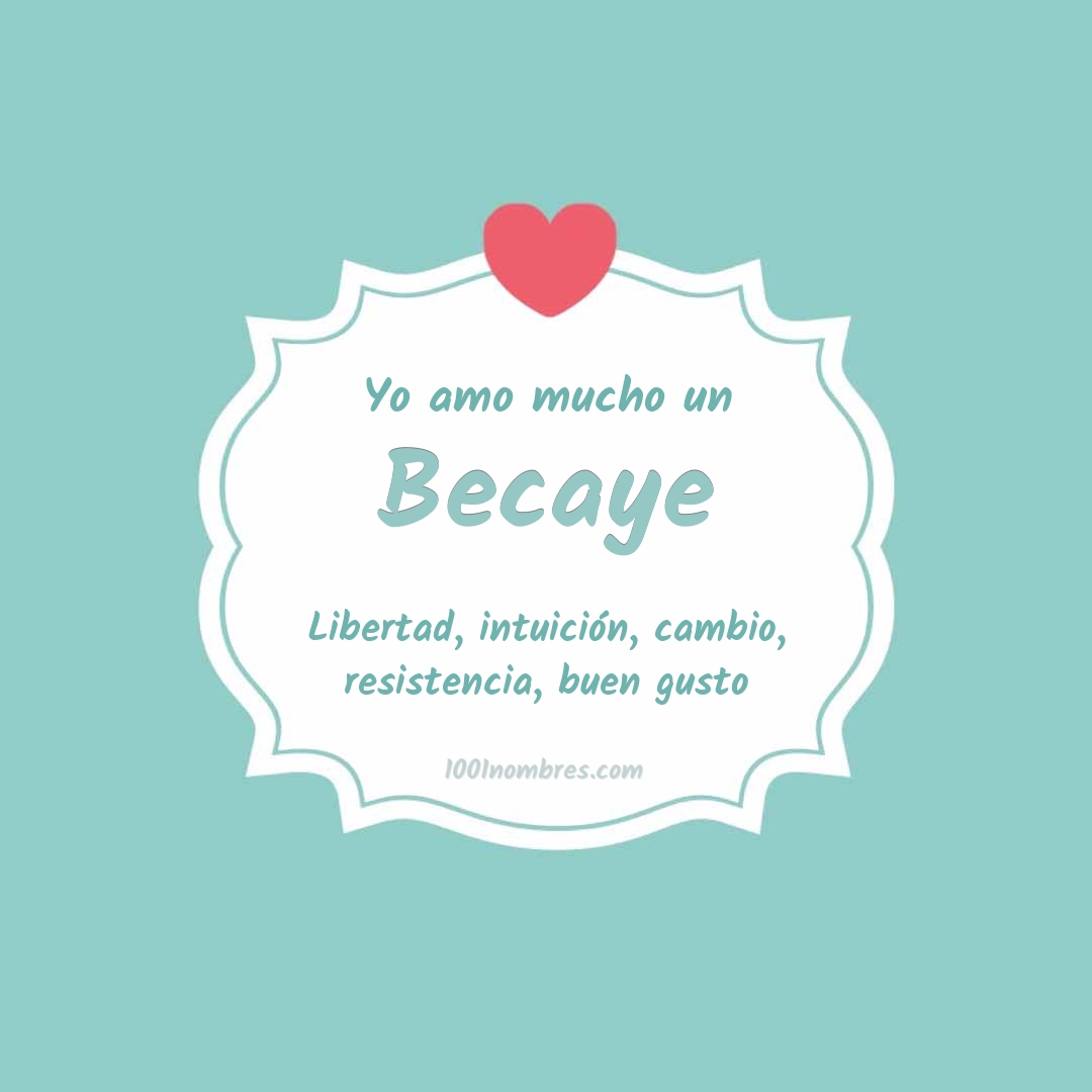 Yo amo mucho Becaye Yo amo mucho Becaye