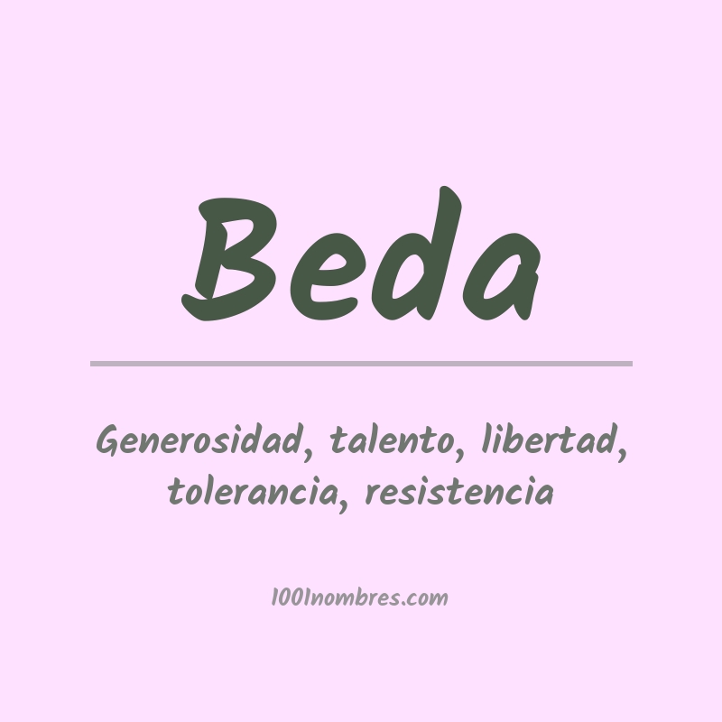 Significado del nombre Beda