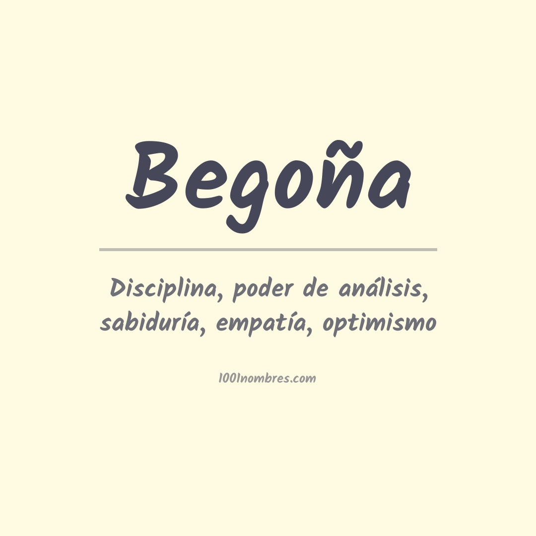 Significado del nombre Begoña