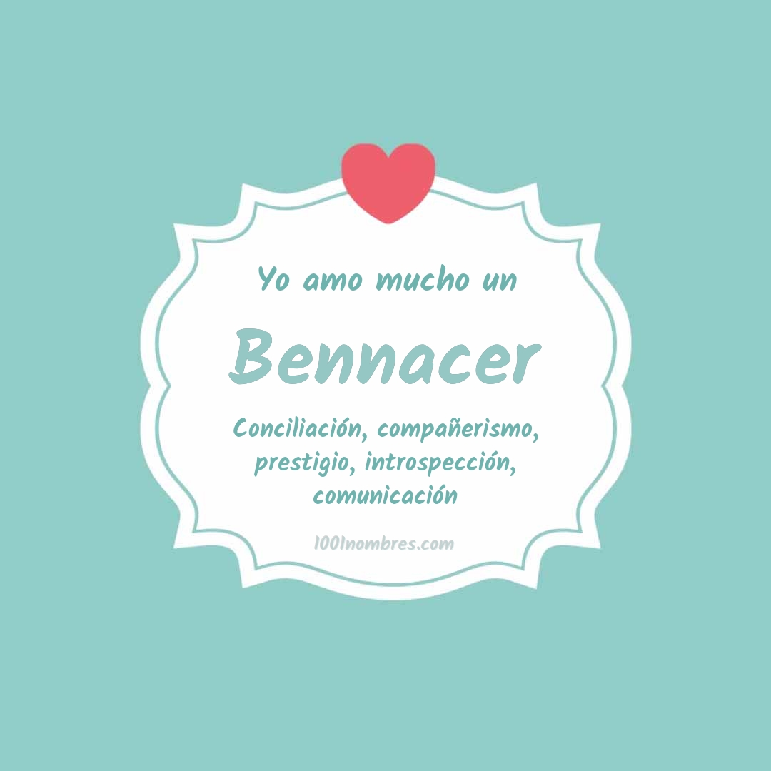 Yo amo mucho Bennacer