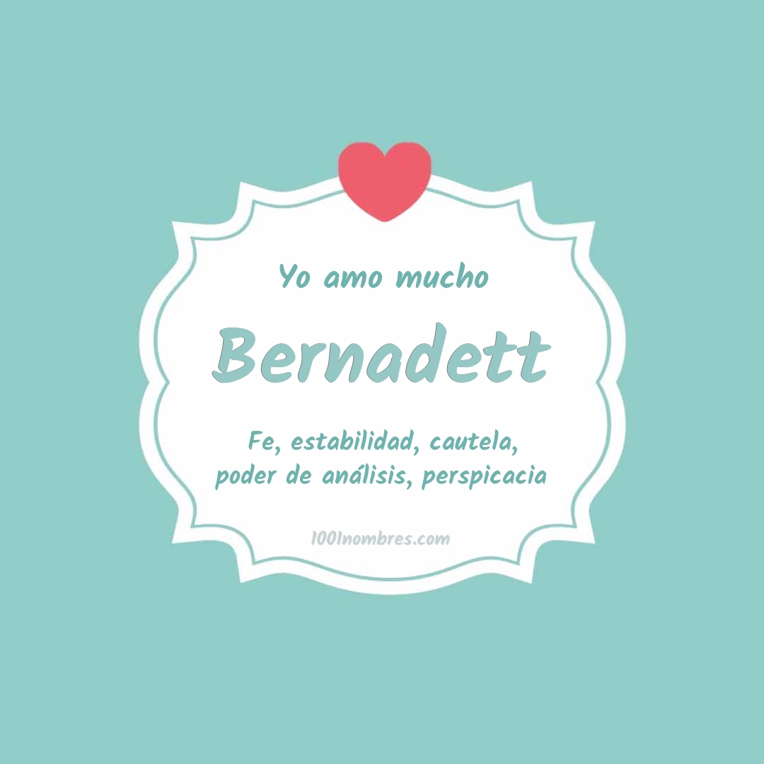 Yo amo mucho Bernadett Yo amo mucho Bernadett