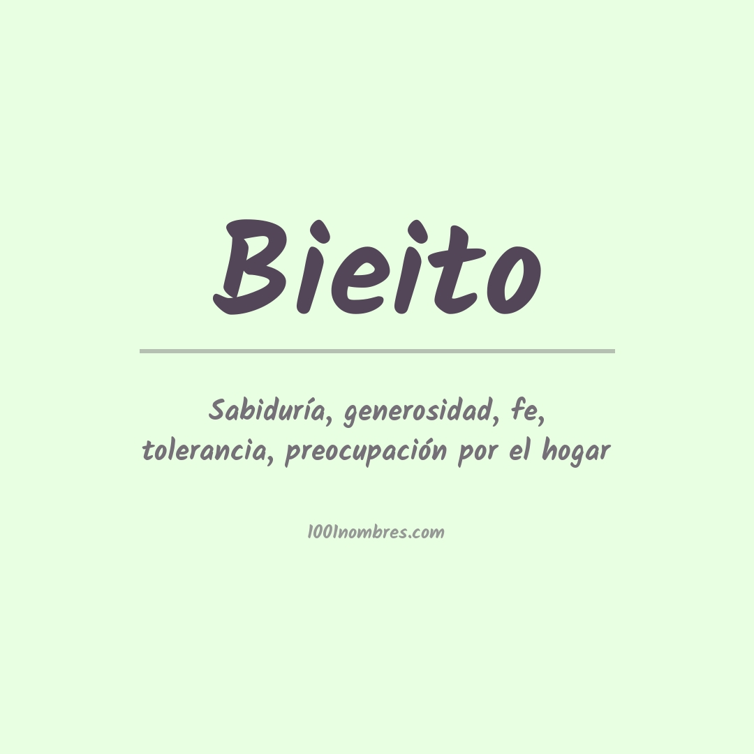 Significado do nome Bieito
