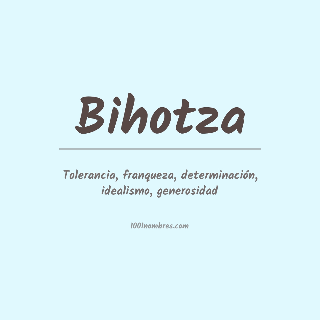 Significado del nombre Bihotza Significado del nombre Bihotza