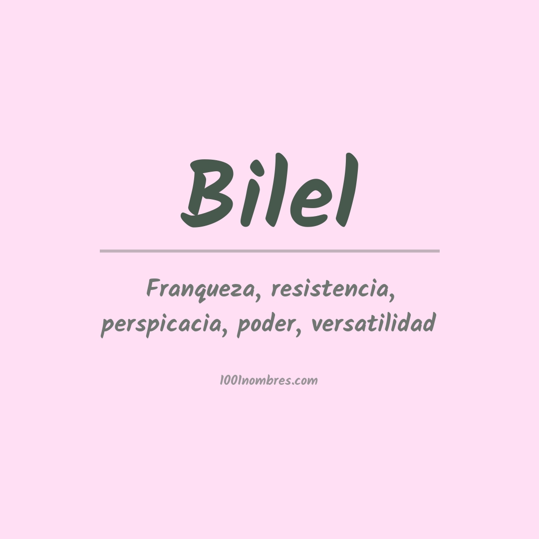 Significado del nombre Bilel