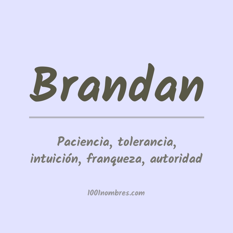 Significado del nombre Brandan