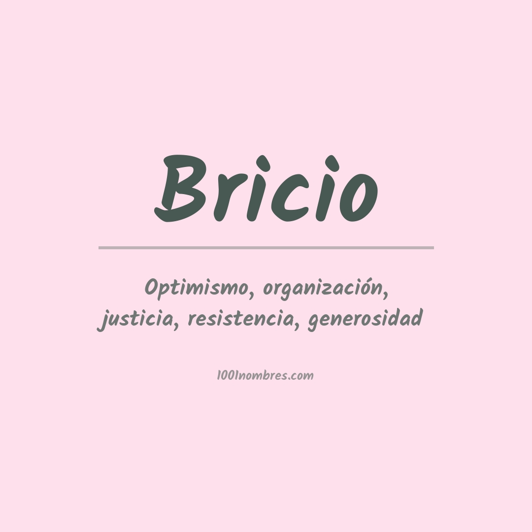 Significado del nombre Bricio